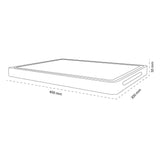 Epoxy Sapphire Cutting Board Olive Wood - 40 x 30 x 3 cm