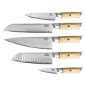Hikari Damascus 5-piece knife set