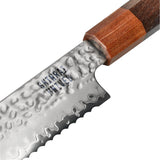 Shinrai Knives - Kigami Exclusive Damascus 4-delige set - Koksmes + Broodmes + Nakiri + Schilmes