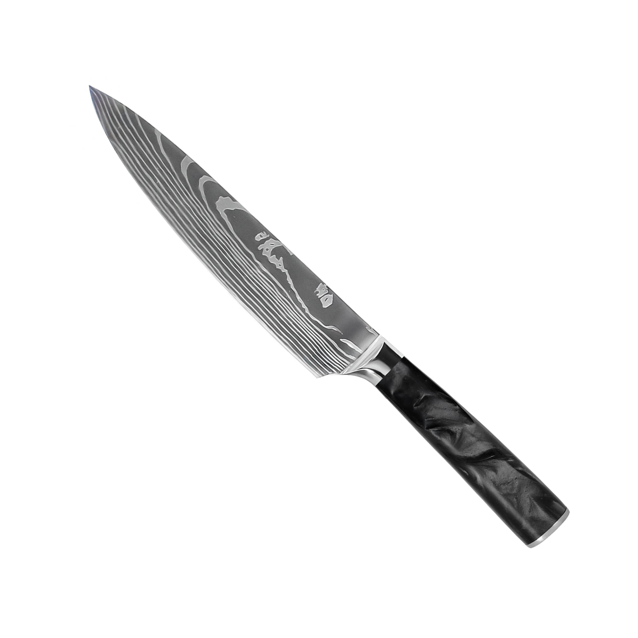 Japanse koksmes damascus print - Expoxy Onyx – ShinraiKnives