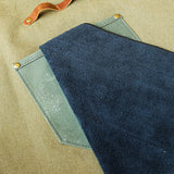 High-Quality Canvas & Leather Apron - Green