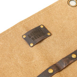 Shinrai Knives - Premium Canvas & Leather Apron (Brown)