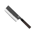 Shinrai Knives - Blackout Edition Damascus Nakiri knife 18 cm
