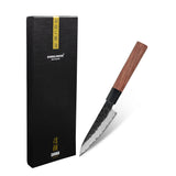 Kurayami Damascus Paring Knife 9 cm