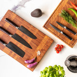 Hammered Damascus BR-Series 5-Piece knife Set