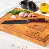 Japanse Damascus Print Series - Kiritsuke mes Keukenmessen Shinrai Japan