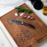 Damascus print - Small Santoku knife 13cm