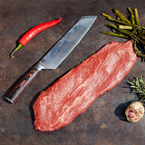 Japanse Damast Print Series - Kiritsuke mes Keukenmessen Shinrai Japan