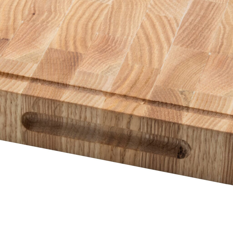 Luxury cutting board oak wood - 40 x 25 x 4 cm