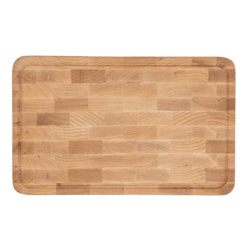 Luxury cutting board oak wood - 40 x 25 x 4 cm