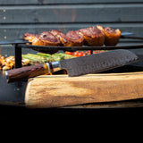 Micarta Jewels Serie - 67 lagen Japans Damaststaal - Santoku mes Keukenmessen Shinrai Japan