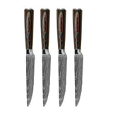 Shinrai Knives - Damascus Print 14-delige Messenset - Master collection XXL set Messenset Shinrai Knives