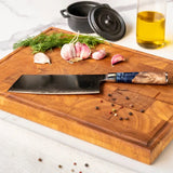 Shinrai Knives - Epoxy Sapphire 6-delige Messenset + Messenblok Rotate Messenset met blok Shinrai Knives