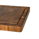 Shinrai Knives - Luxe Snijplank Acaciahout - Kopshout - 35 × 25 × 2.5 cm Houten snijplank Shinrai Knives