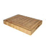 Shinrai Knives - Luxe Snijplank Massief Bamboehout - Kopshout - 40 x 30 x 4.5 cm Bamboe snijplank Shinrai Knives