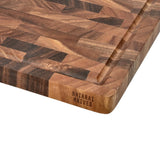 Shinrai Knives - Luxury Cutting Board Walnut Wood - End Grain - 35 × 25 × 2.5 cm