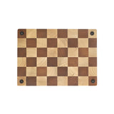 Shinrai Knives - Checkerboard Acacia Wood End Grain Cutting Board - 35 × 25 × 2.5 cm