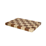 Checkerboard Acacia Wood End Grain Cutting Board, 35 × 25 ×, 2.5 cm