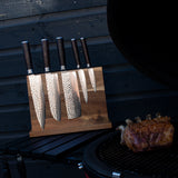 Hammered Damascus BR-Series 5-Piece knife Set