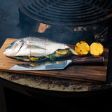 Damascus print - Kiritsuke knife 20 cm