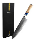 Epoxy Sapphire - Damascus Chef's knife 20 cm