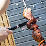 Hammered Stainless Steel Black - Chef's knife 20 cm