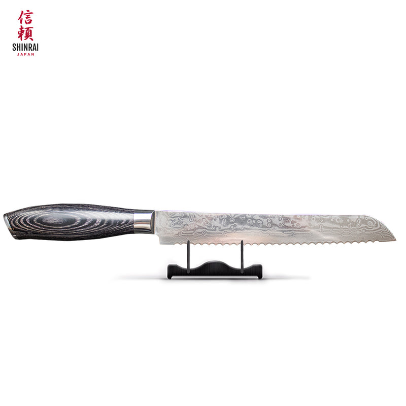 Damascus Pakka Wood Series - 6-piece knife set