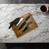 Combideal - 3 Bruine Forged messen + Snijplank Messenset met snijplank Shinrai Japan