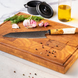 Diamond Octagon Damascus Kiritsuke 23 cm - Special Edition Keukenmessen Shinrai Japan