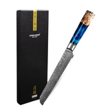 Epoxy Sapphire - Damascus Broodmes 20 cm Shinrai Japan