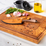 Hammered RVS Gladiator Series - Universeel Koksmes met holster Shinrai Japan