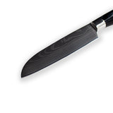 Japanse Damascus Onyx Print Series - Klein Santoku mes (13cm) Keukenmessen Shinrai Japan