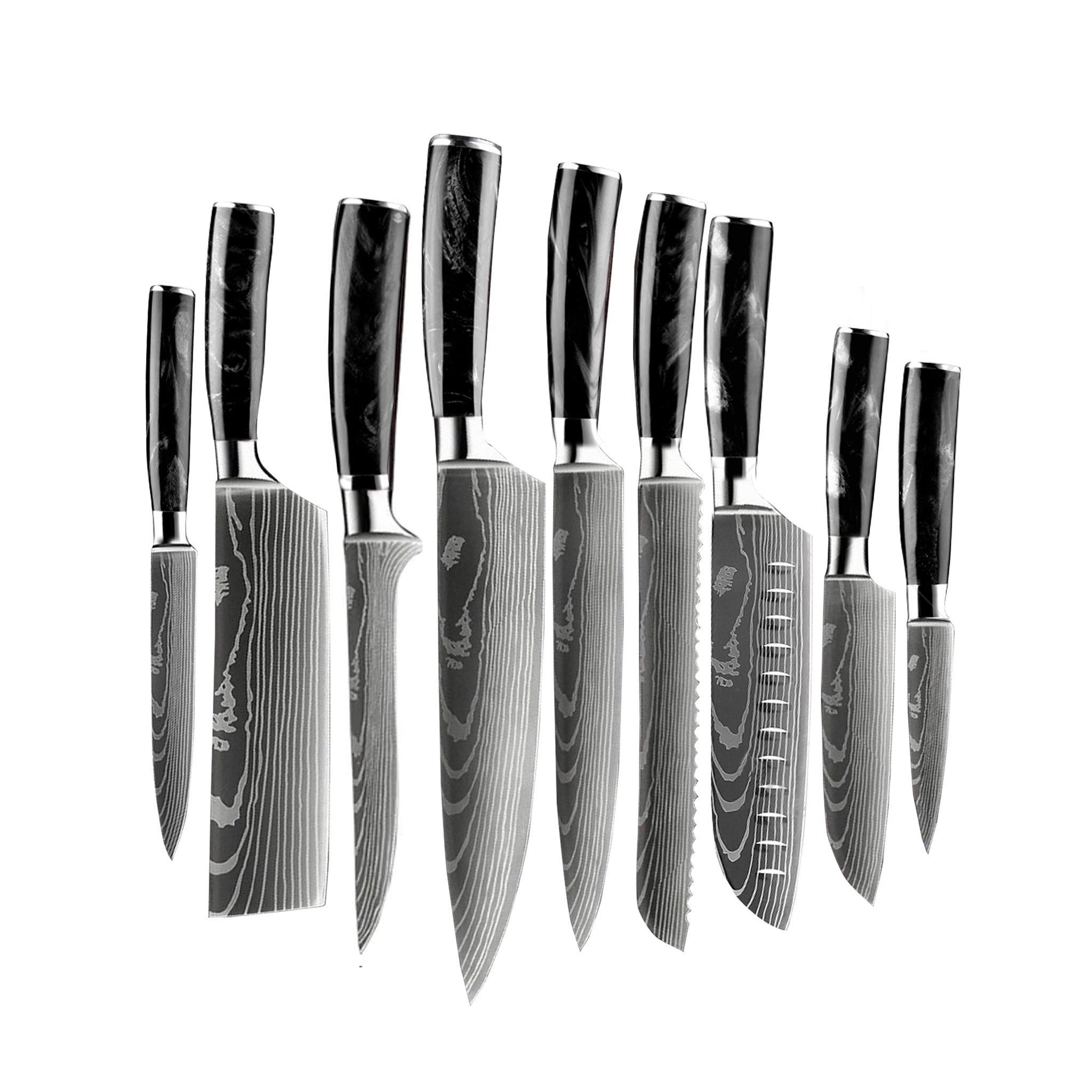 【未開栓】インペリアルコレクション DAMASCUS PRINT ONYX EPOXY - 9 PIECE KNIFE SET – ShinraiKnives