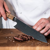 Onyx Octagon Damascus Kiritsuke 23 cm - Special Edition Keukenmessen Shinrai Japan