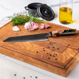 Onyx Octagon Damascus Kiritsuke 23 cm - Special Edition Keukenmessen Shinrai Japan