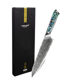 Parelmoer Jewels Damascus Koksmes 20 cm Shinrai Japan