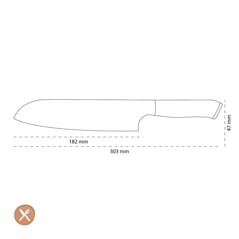 Shinrai Knives - Eclipse Series 6-Piece Damascus Knife Set