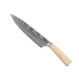 Shinrai Knives - Akari Damascus Print 6-piece knife set