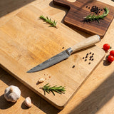 Shinrai Knives - Akari Damascus Print 4 Steak knives 12 cm