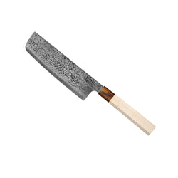 Shinrai Knives - Kōyō Damascus Nakiri mes 18 cm