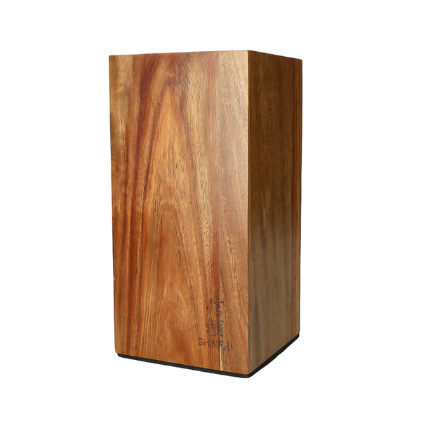 Shinrai Knives - Magnetic Knife Block Rotate - Acacia Wood