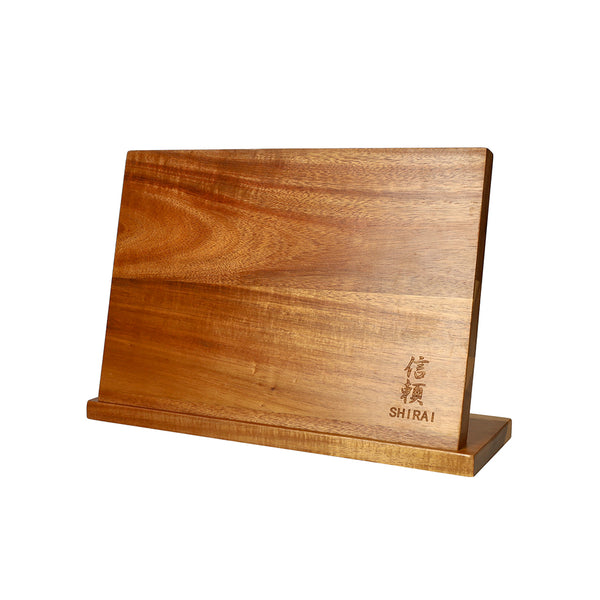 MAGNETIC KNIFE BLOCK SINGLE SIDED - ACACIA WOOD