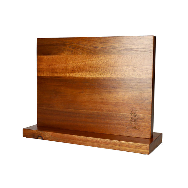 Shinrai Knives - Magnetic Knife Block Double Sided - Acacia Wood
