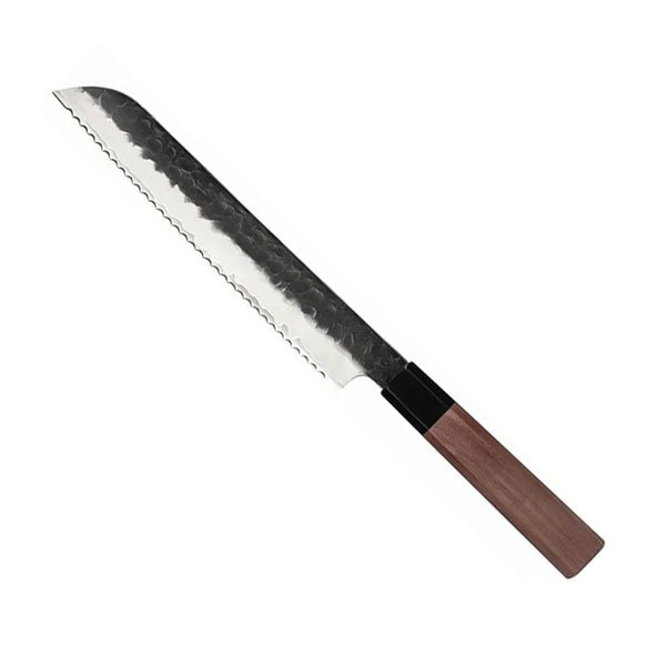 Shinrai Knives - Kurayami Damascus Bread Knife 20 cm