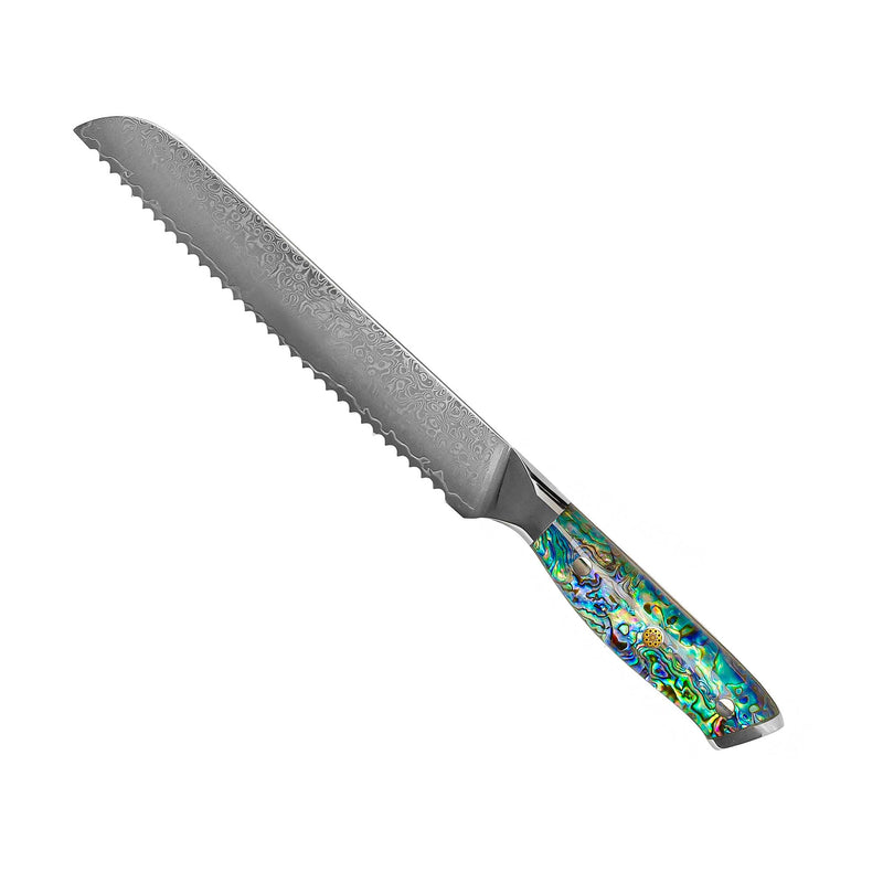 MOTHER OF PEARL JEWELS - 5-PIECE DAMASCUS KNIFE SET