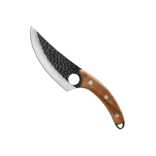 STAINLESS STEEL GLADIATOR SERIES - UNIVERSAL CHEF'S KNIFE WITH HOLSTER - BROWN
