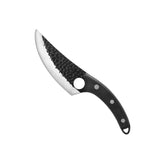 STAINLESS STEEL GLADIATOR SERIES - UNIVERSAL CHEF'S KNIFE WITH HOLSTER - BLACK