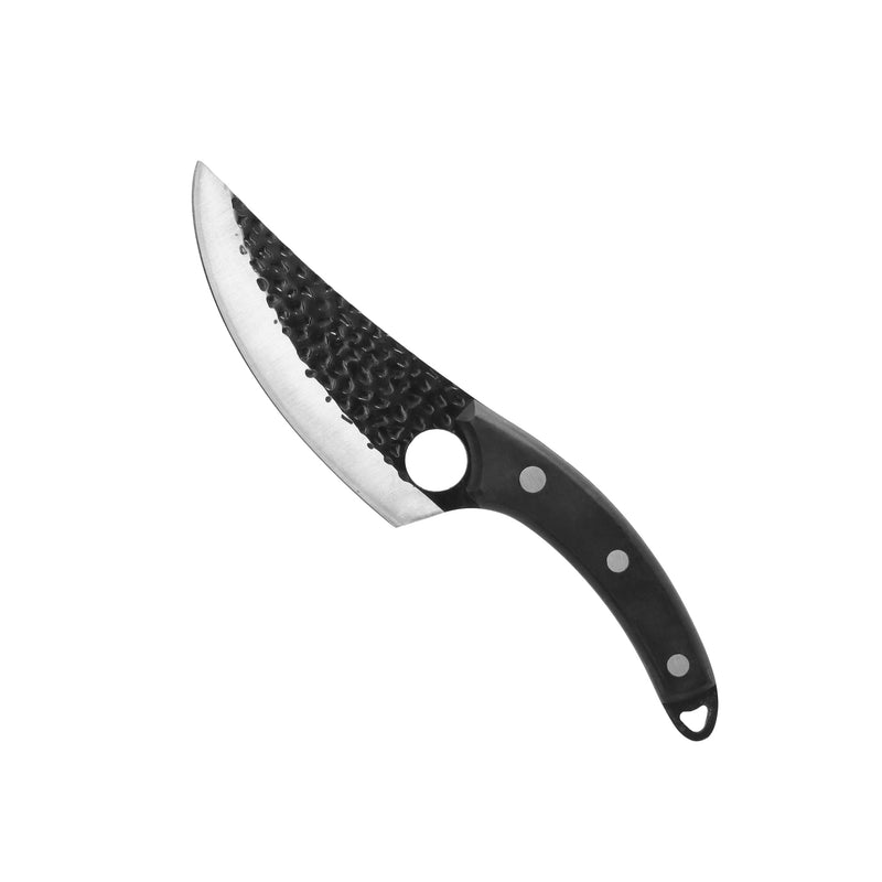 STAINLESS STEEL GLADIATOR SERIES - UNIVERSAL CHEF'S KNIFE WITH HOLSTER - BLACK