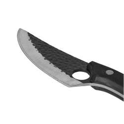 STAINLESS STEEL GLADIATOR SERIES - UNIVERSAL CHEF'S KNIFE WITH HOLSTER - BLACK