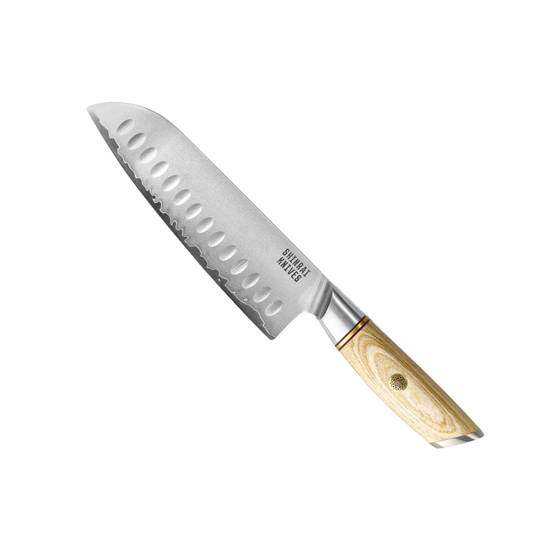 Hikari Damascus Santoku knife 18 cm